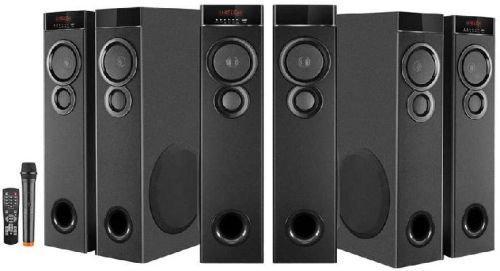 24 Inch Twin Tower Speaker, For Hotel, Home, Gym