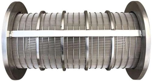Stainless Steel Rotary Drum Wedge Wire Screen, Brand Name : yuanlv