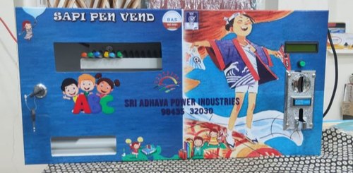 MILD STEEL Pen Vending Machine, Power : Electricity