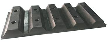 Corrugated Wear Resistant Rubber Liners, For Bins, Chutes, Deck Plate, Hopper, Side Bar