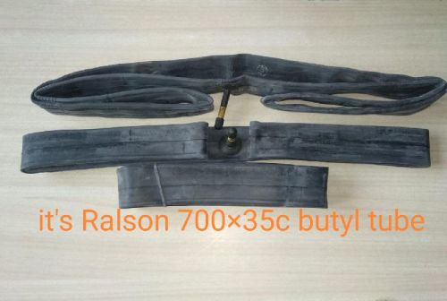 Rubber Ralson Butyl Tube, For Tyre Use, Size : 700x35c