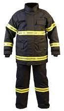 Plain Non Woven Fire Suit, Closing Type : Zipper