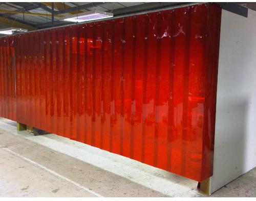 Plain Welding Strip Door, Color : Natural, Transparent, White