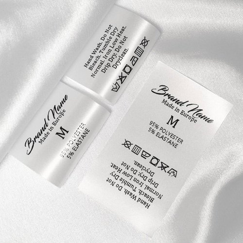 Woven Garment Neck Label, Packaging Type : Packet