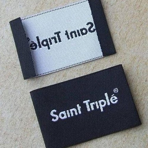 Side Fold T Shirt Woven Labels, Packaging Type : Packet