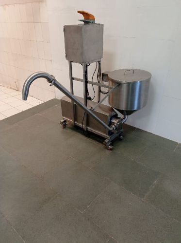 Automatic Stainless Steel Cheese Filling Machine, Color : Grey