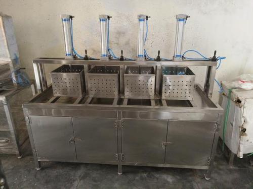 Pneumatic Paneer Press Machine, Shape : Rectangular