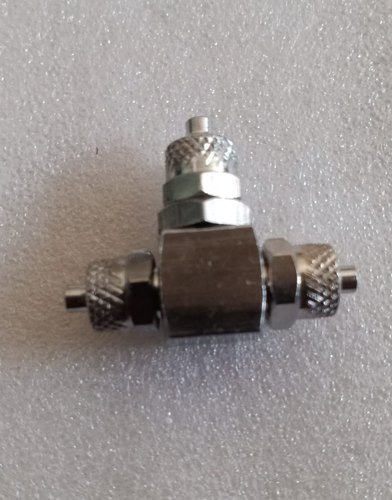 Tee Union Pipe Connectors, Color : Silver