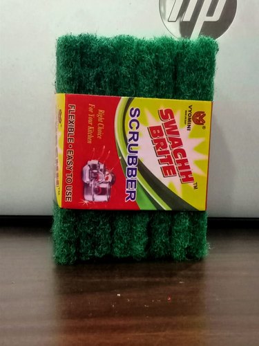Swachh Brite Polyster Scrub Pad, Packaging Type : Pack