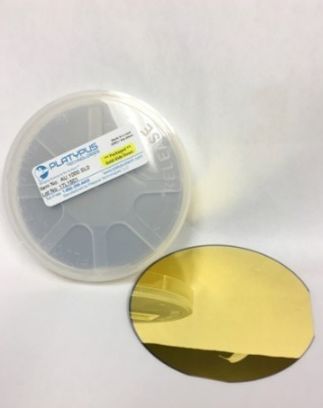 100 Nm Gold Coated Silicon Wafer