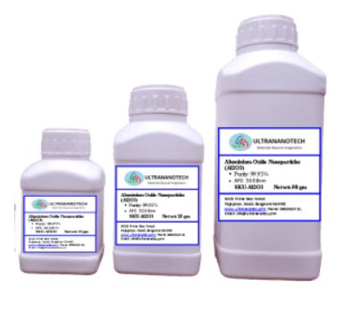 Ultrananotech 10g Aluminium Oxide Gamma Nanopowder, Purity : 99.9%