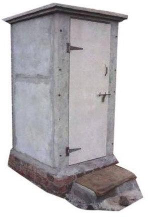 RCC Prefab Toilet, Size : 2X2 Feet