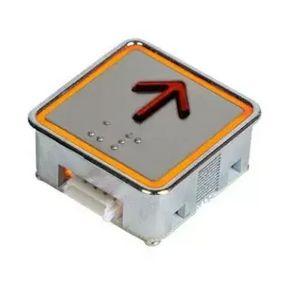 Polished Plastic Square Elevator Push Button