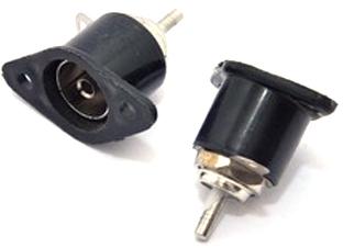 Zoomx Brass Antenna Plastic Body Socket, For Audio Video Signals, Color : Black