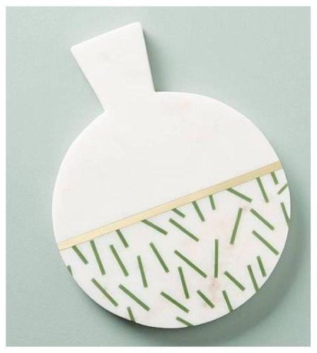 Plain Marble Chopping Board, Shape : Rectangular, Round