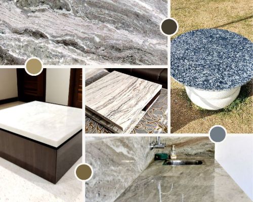 Polished Plain Marble Kitchen Counter Table Top, Size : 12x12ft, 12x16ft, 18x18ft