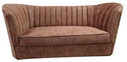 Wooden Two Seater Sofa, For Hotel, Seat Material : Cotton