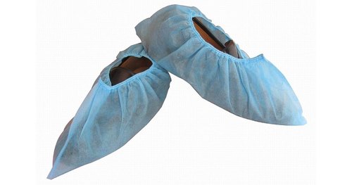 Non-woven Non Woven Shoe Cover, Color : Blue