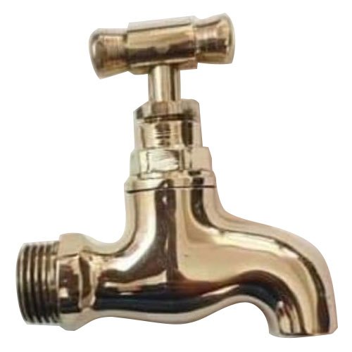 135 Gm Brass Bib Cock, For Bathroom, Color : Golden