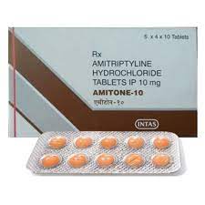 Amitone Amitriptyline (10mg) Tablet, Shelf Life : 2 Yrs