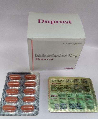 Duprost 0.5 Mg (Dutasteride) Capsule, Shelf Life : 2 Year