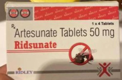 Ridsunate 50 Mg (Artesunate) Tablet, For Pharmaceutical, Purity : 100%