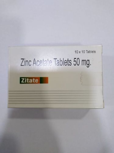 Zitate 50 Mg (Zinc Acetate) Tablet