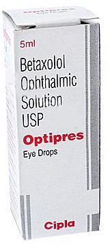 Optipres Eye Drops, Bottle Material : Plastic