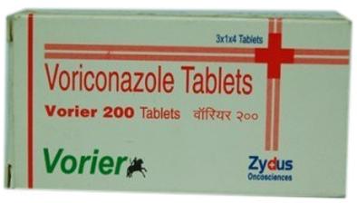 Vorier Voriconazole Tablet, Packaging Size : 1x4