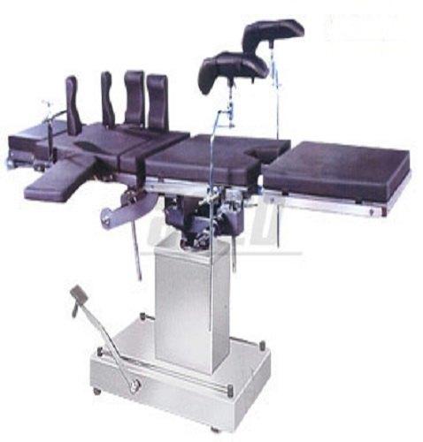 Rectangular Polished Metal Adjustable Operation Theater Table, For Operating Room Use, Pattern : Plain