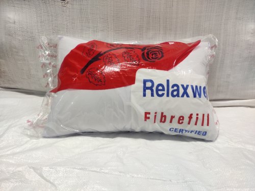 Relaxwell Plain Conjugated Fiber Pillow, Technics : Machine Made