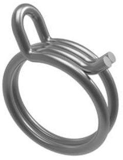 Double Wire Self Compensating Hose Clamp, Feature : Durable, Easy To Fit, Fine Finishing, High Quality