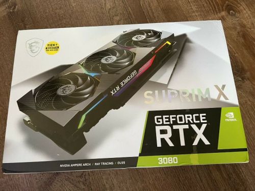 Latest MSI GeForce RTX 3080 SUPRIM X 10G Graphics Card..