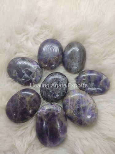 Polished Nautral Amethyst Plamstone, Packaging Type : Wooden Box