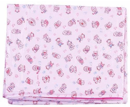 Printed Plastic Baby Sheet, Color : Pink