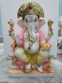 Marble ganesh statue