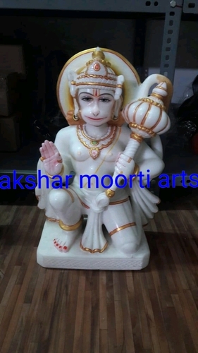 Marble Hanuman Statue, Color : Multi Color