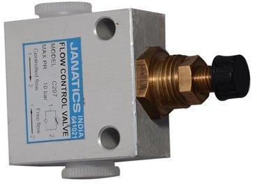 Metal Inline Flow Control Valve, For Gas Fitting, Oil Fitting, Size : 1.1/2inch, 1.1/4inch, 1/2inch