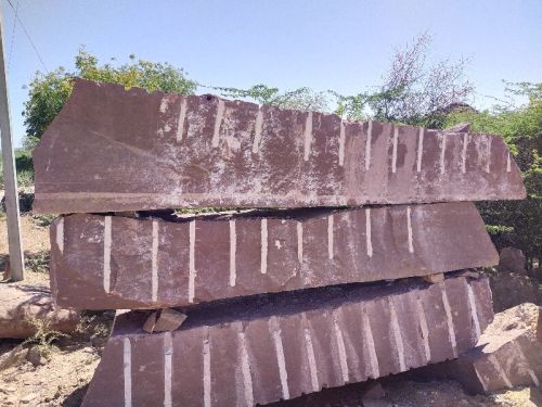 Dark Red Stone Blocks, Size : Standard