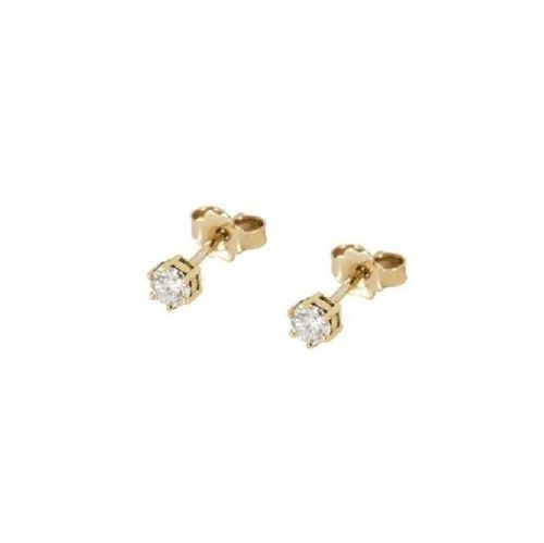 Real Diamond Small Stud Earrings, Certification : IGI