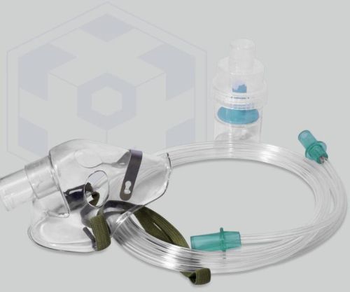 Plastic Nebulizer Adult Mask, Color : Transparent