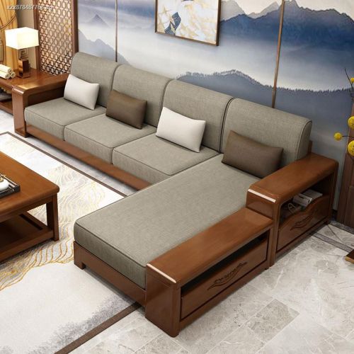 Polished Modern Wooden Couch, For Home, Size : Custom