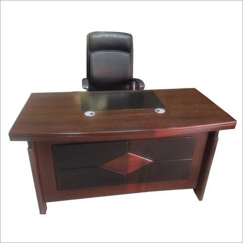 Polished Plain Wooden Office Table, Size : Standard