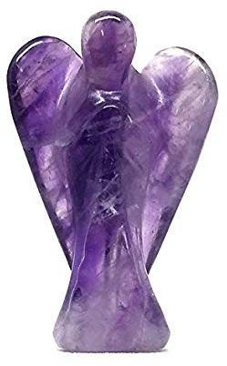 Polished Amethyst Agate Stone Angel, For Office, Home, Style : Antique