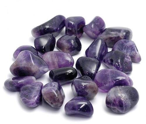 Polished Amethyst Tumbled Stone, Size : 2x2feet
