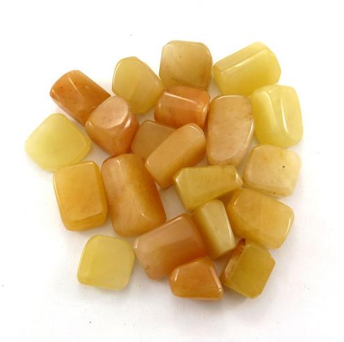 Polished Gemstone Yellow Aventurine Tumble Stone, Size : 20-30mm