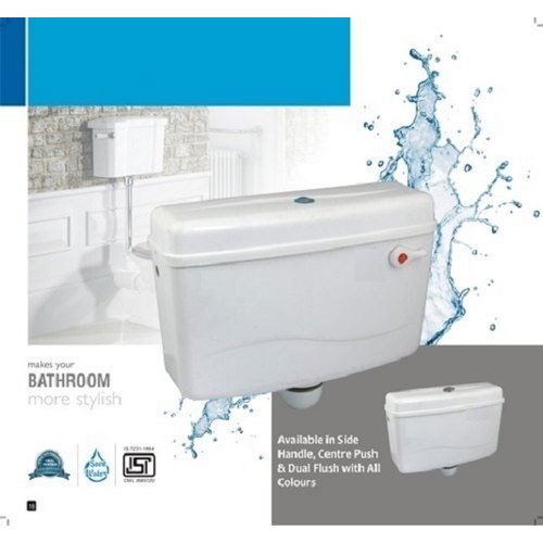 Plain Toilet PVC Flushing Cistern With Dual Flush