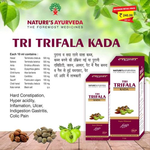 Natures Tri Trifala Ras With Aleovera, Form : Liquid