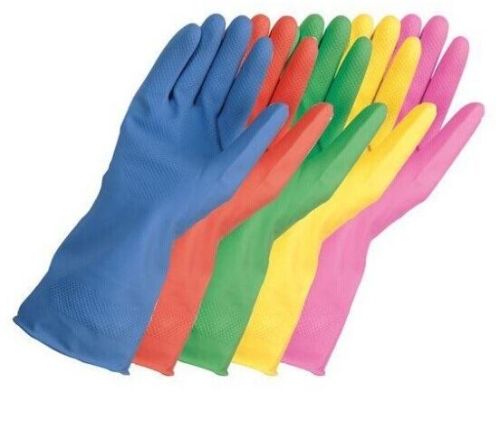 Latex Flock Lined Glove, For Householding Work, Feature : Eco-Friendly