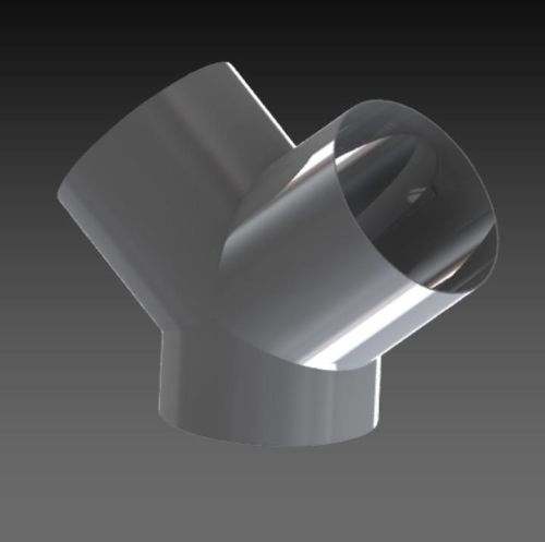 Mild Steel Symmetric Branch Pipe, Fluid Type : Water